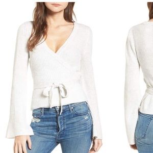 Cupcakes and Cashmere Chavi Tie Waist Sweater